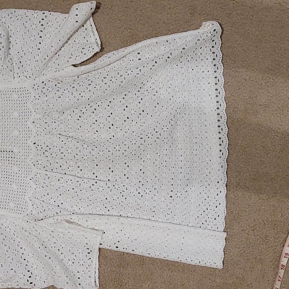 Ulla Johnson Mae Eyelet Blouse 2 - Picture 7 of 12